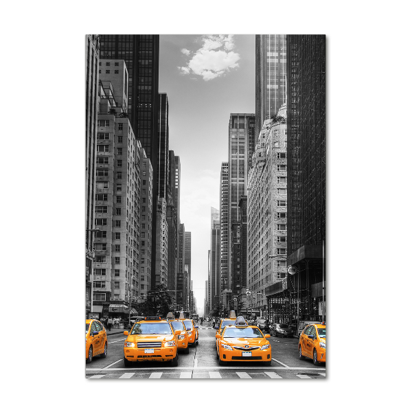 Foto obraz akrylový vertikální Taxi New York