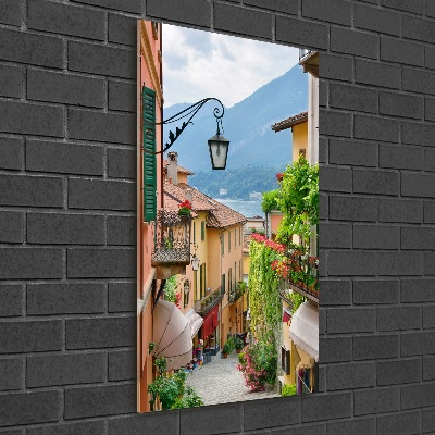 Foto obraz akrylové sklo vertikální Italské uličky