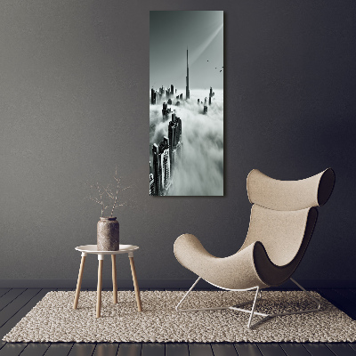 Foto obraz akryl do obýváku vertikální Mrakodrapy