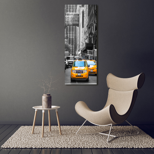 Foto obraz akrylový vertikální Taxi New York