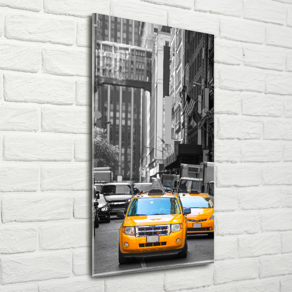 Foto obraz akrylový vertikální Taxi New York