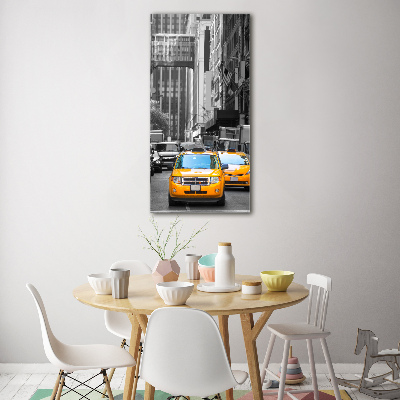 Foto obraz akrylový vertikální Taxi New York