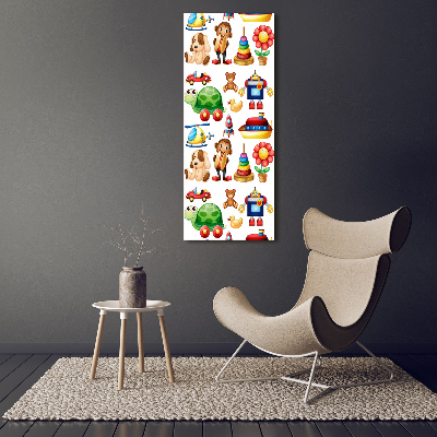 Foto obraz akrylový na stěnu vertikální Hračky