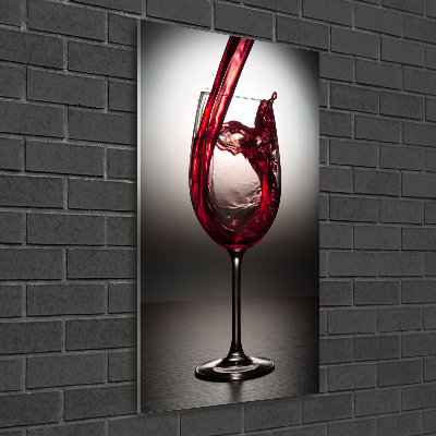 Foto obraz akrylový do obýváku vertikální Červené víno