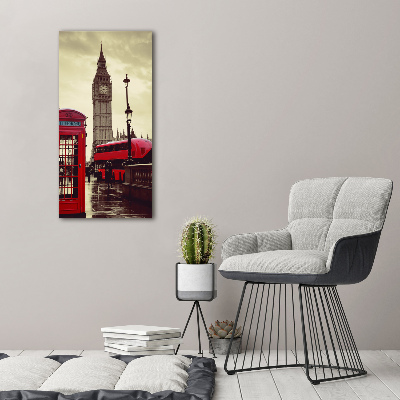 Foto obraz akryl do obýváku vertikální Big Ben Londýn