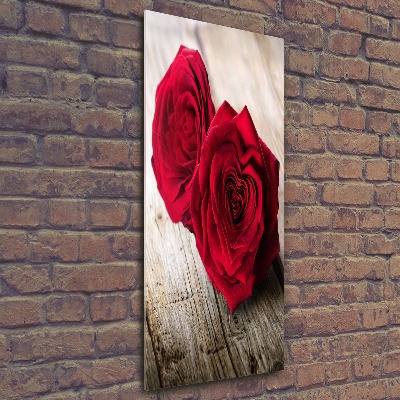 Foto obraz akrylový do obýváku vertikální Červené růže
