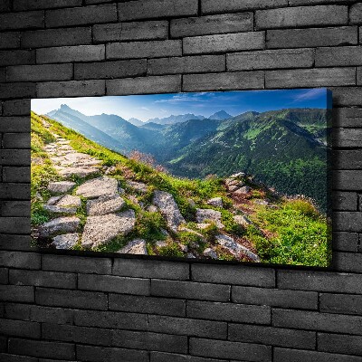 Foto obraz canvas Východ slunde Tatry