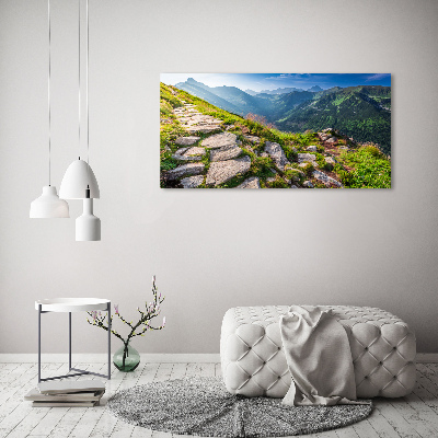 Foto obraz canvas Východ slunde Tatry