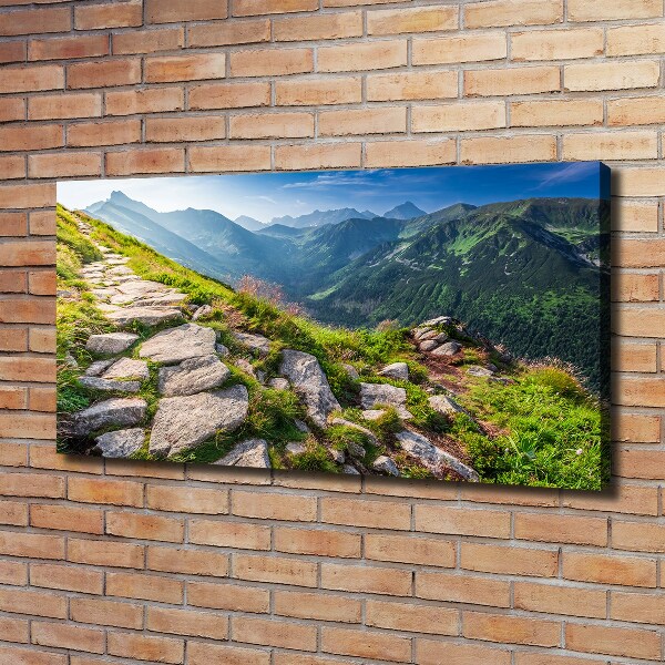 Foto obraz canvas Východ slunde Tatry