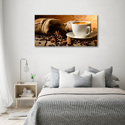 Foto obraz na plátně Káva a koření