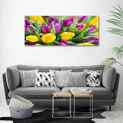 Foto obraz canvas Barevné tulipány