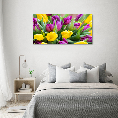 Foto obraz canvas Barevné tulipány