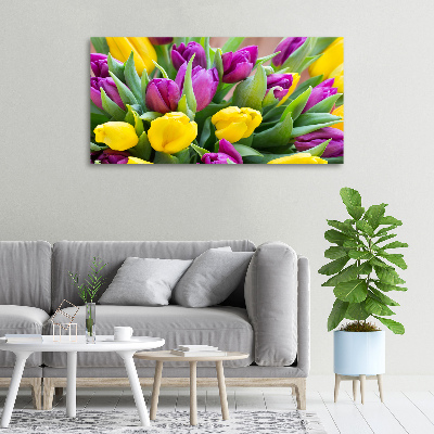 Foto obraz canvas Barevné tulipány