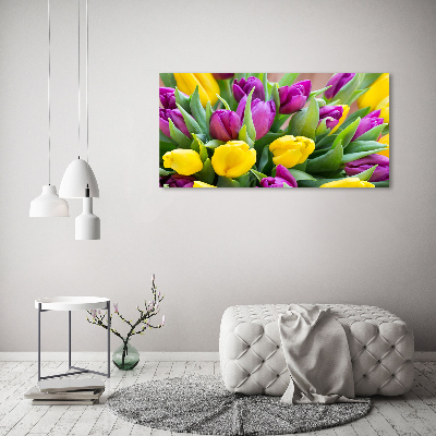 Foto obraz canvas Barevné tulipány