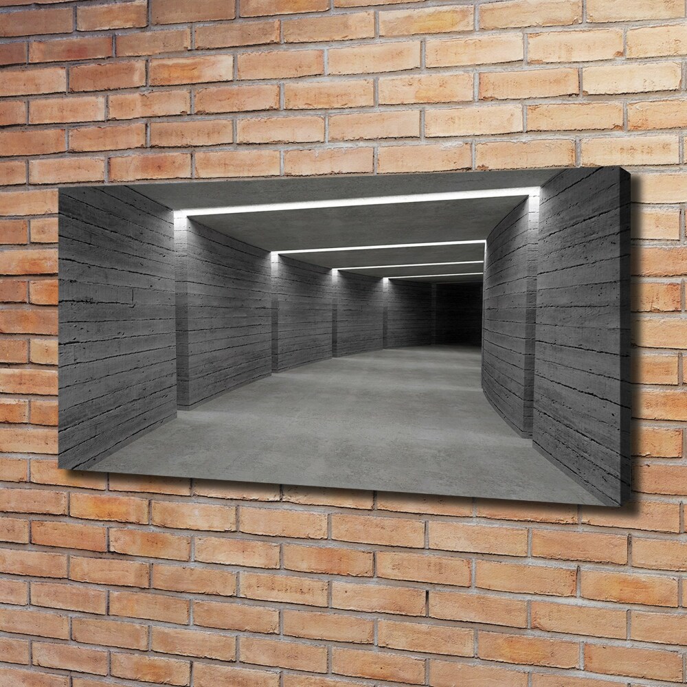 Foto obraz na plátně Betonový tunel