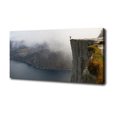 Foto obraz na plátně Norsko útes