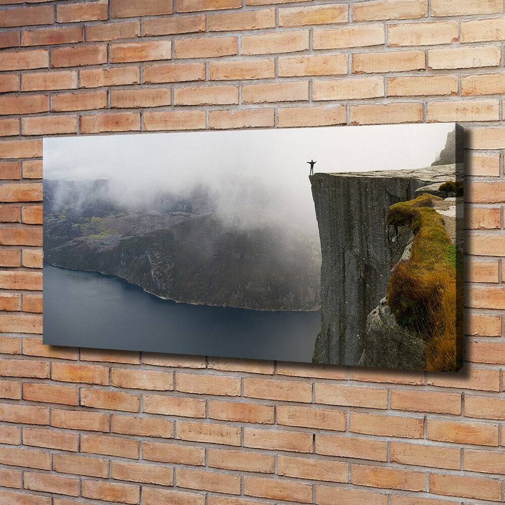 Foto obraz na plátně Norsko útes