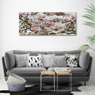 Foto-obraz canvas do obýváku Květiny magnolie