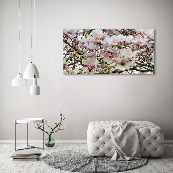 Foto-obraz canvas do obýváku Květiny magnolie