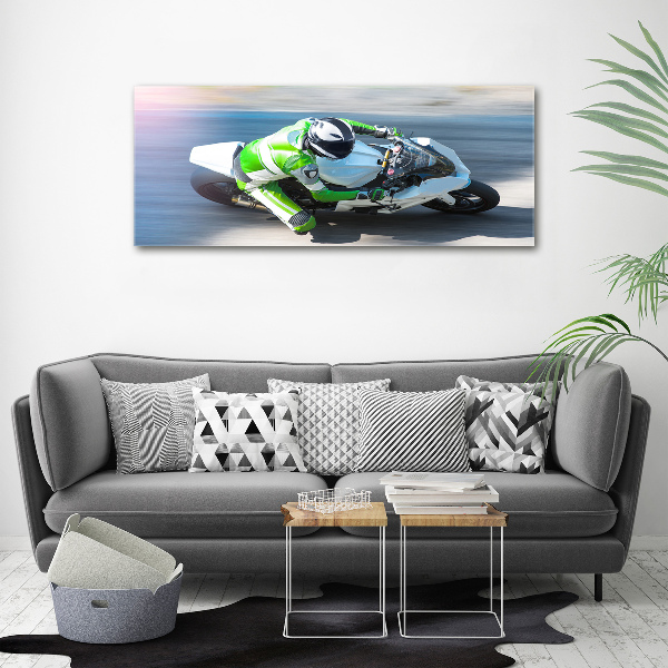 Moderní fotoobraz canvas na rámu Motorkářský závod