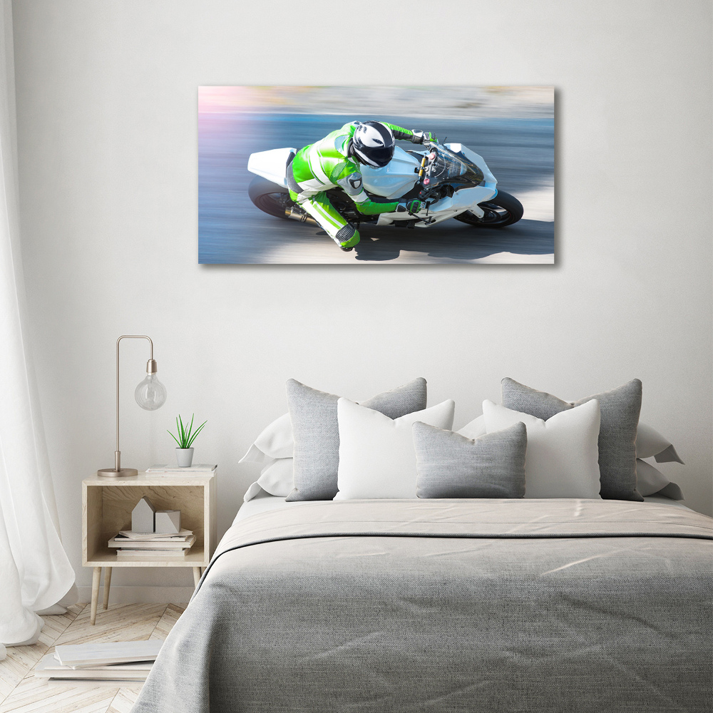 Moderní fotoobraz canvas na rámu Motorkářský závod