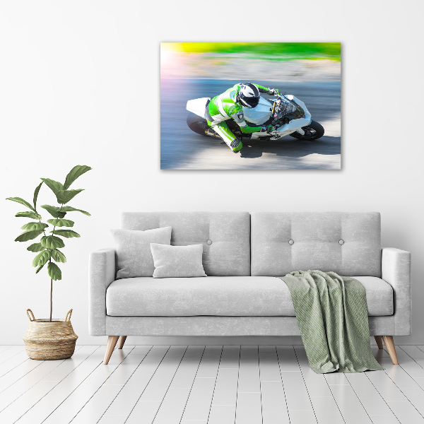 Moderní fotoobraz canvas na rámu Motorkářský závod