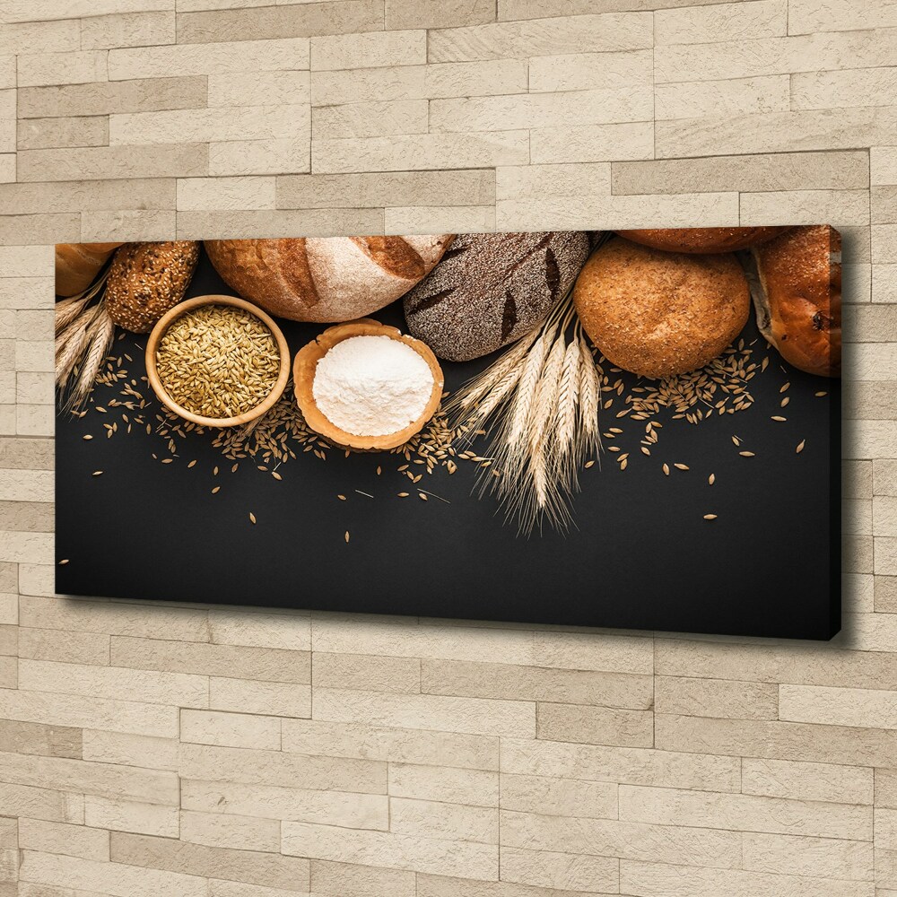 Foto obraz na plátně Pečivo a pšenice