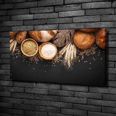 Foto obraz na plátně Pečivo a pšenice