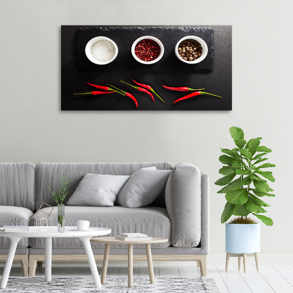 Foto obraz canvas Koření a chilli