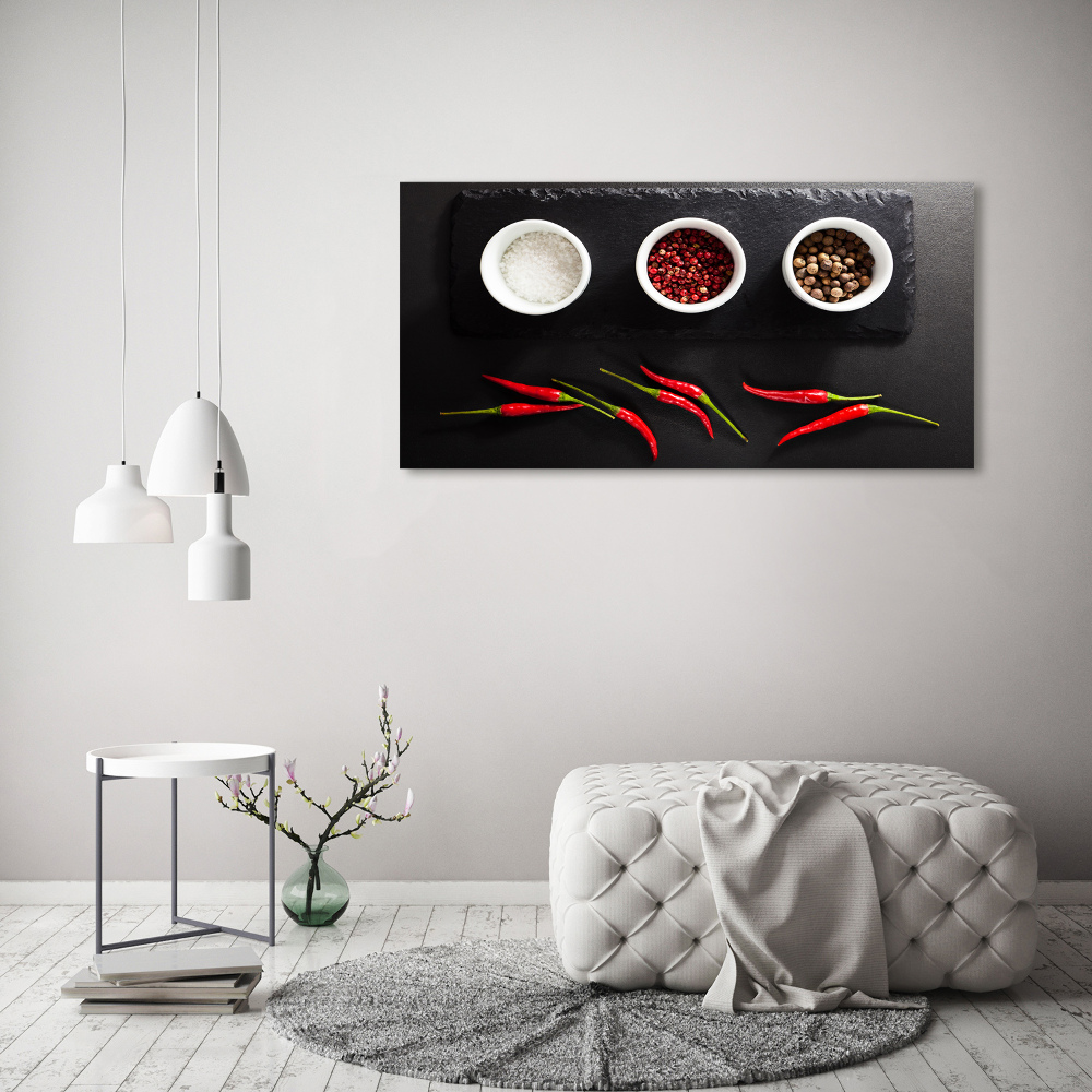 Foto obraz canvas Koření a chilli