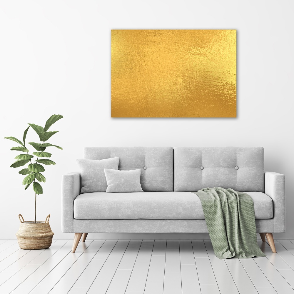 Moderní obraz canvas na rámu Zlatá folie pozadí
