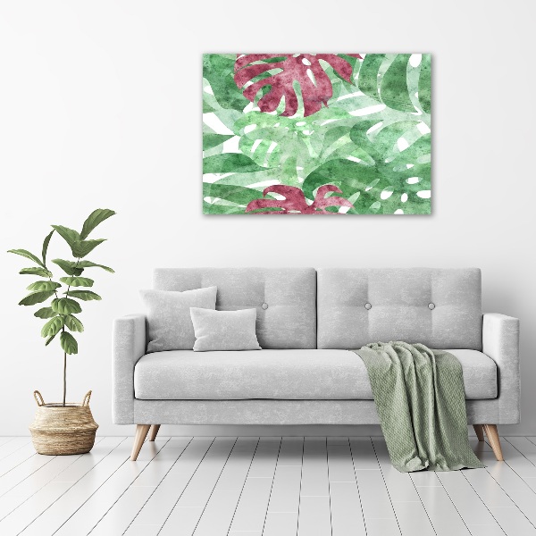 Moderní obraz canvas na rámu Monstera