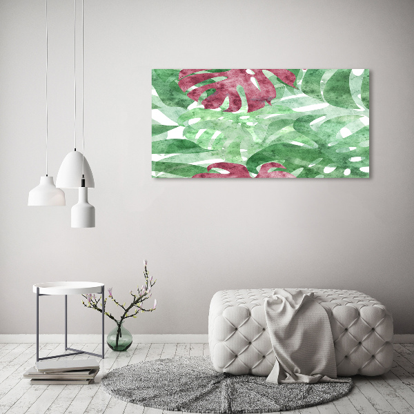 Moderní obraz canvas na rámu Monstera