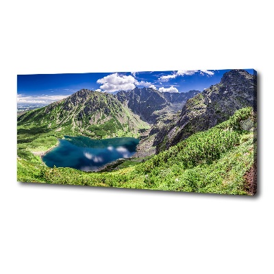 Foto obraz na plátně Černé jezero Tatry