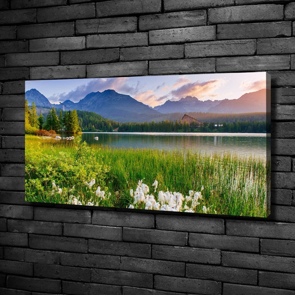 Foto obraz canvas Jezero v horách