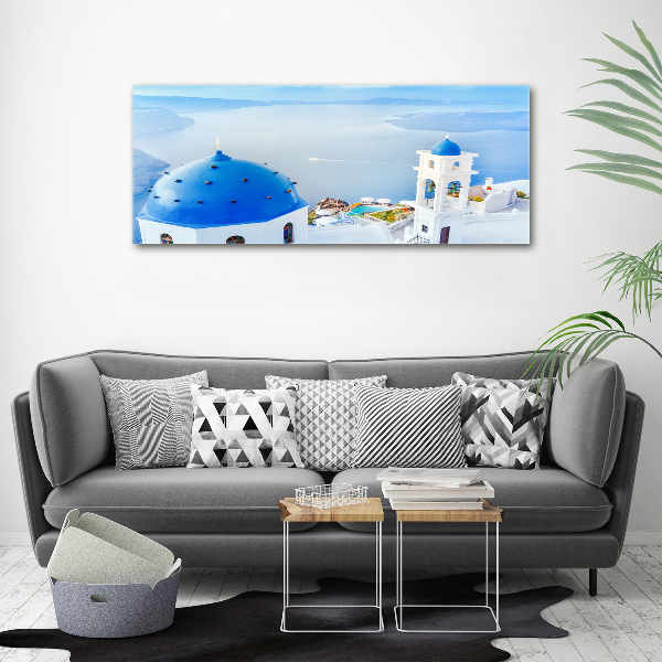 Moderní fotoobraz canvas na rámu Santorini Řecko