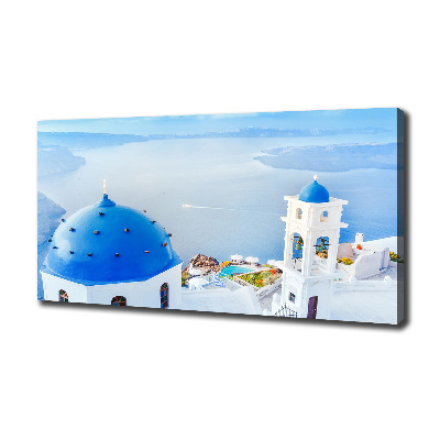 Moderní fotoobraz canvas na rámu Santorini Řecko