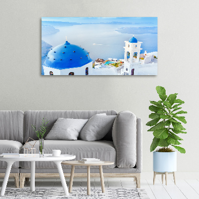 Moderní fotoobraz canvas na rámu Santorini Řecko