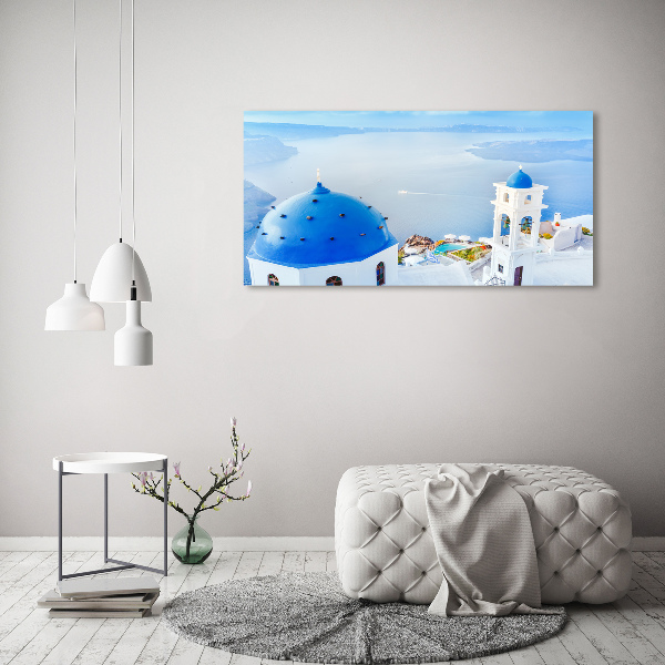 Moderní fotoobraz canvas na rámu Santorini Řecko