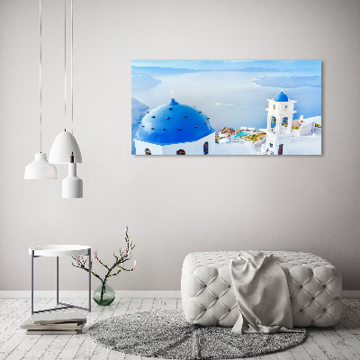 Moderní fotoobraz canvas na rámu Santorini Řecko