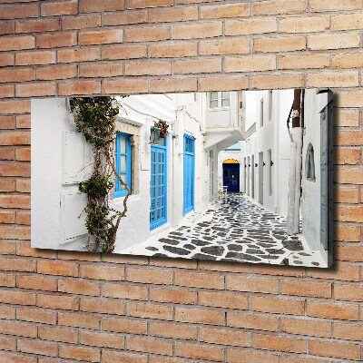 Foto obraz na plátně do obýváku Řecké uličky