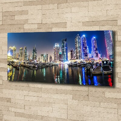Foto obraz na plátně Noční Dubai