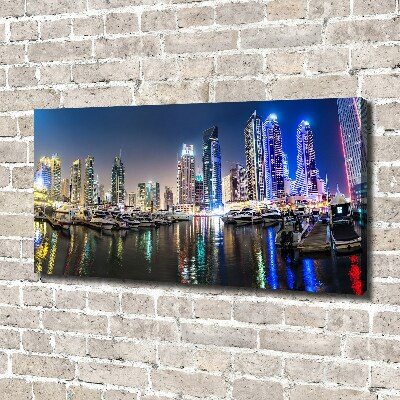 Foto obraz na plátně Noční Dubai