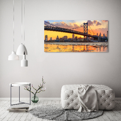 Foto obraz na plátně Most Filadelfie