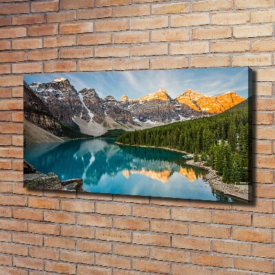 Foto obraz na plátně Jezero v horách