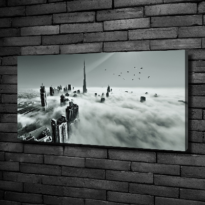 Foto obraz na plátně Mlha nad Dubajem