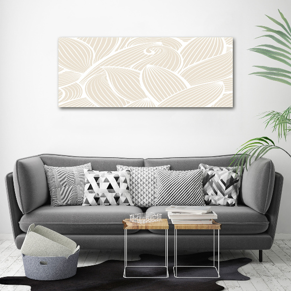 Moderní obraz canvas na rámu Listí vzor