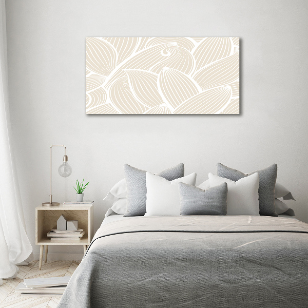 Moderní obraz canvas na rámu Listí vzor