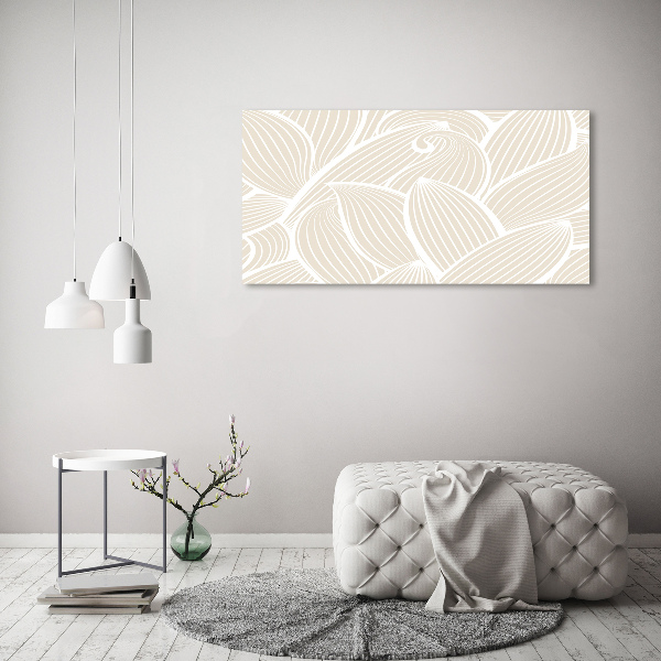 Moderní obraz canvas na rámu Listí vzor