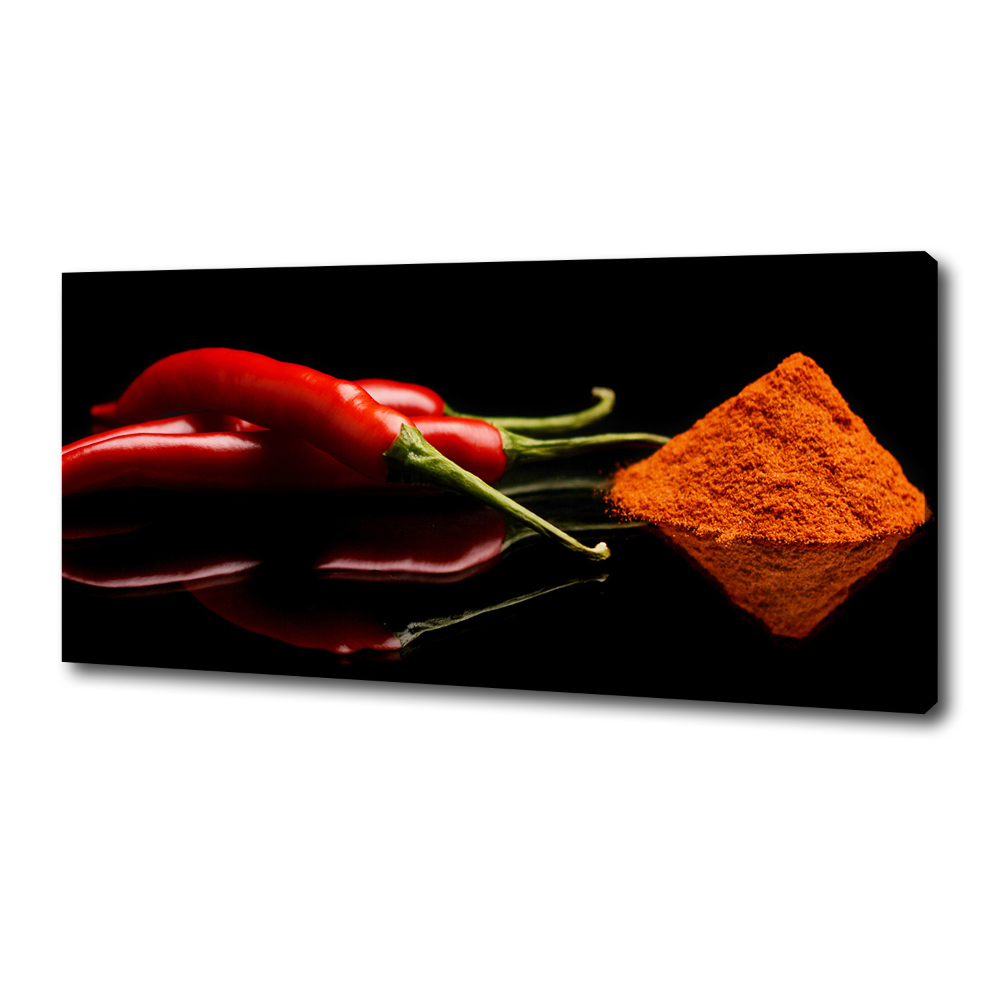 Foto obraz na plátně Chilli a cayenne